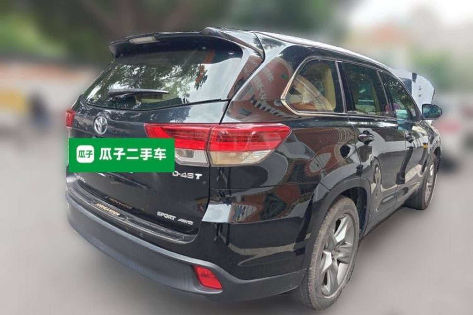 Used Toyota Highlander 2018 2.0T Four-Wheel Drive Prestige Version 7 Seats China V Emission Standard Rear Right 45 Deg