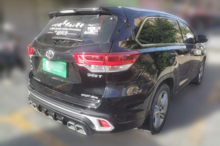 Used Toyota Highlander 2018 2.0T Four-Wheel Drive Prestige Version 7 Seats China VI Standard Rear Right 45 Deg