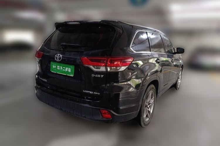 Used Toyota Highlander 2018 2.0T Four-Wheel Drive Supreme Edition 7-Seater China VI Rear Right 45 Deg