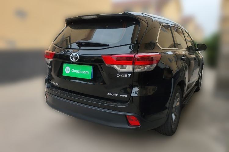 Used Toyota Highlander 2018 2.0T Four-Wheel Drive Prestige Version 7 Seats China VI Standard Rear Right 45 Deg
