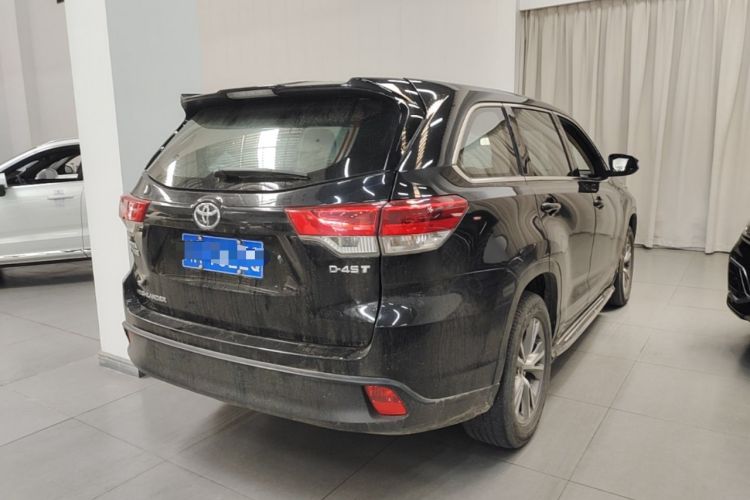 Used Toyota Highlander 2018 2.0T Two-Wheel Drive Elite Edition 5 Seats Emission Standard China V Rear Right 45 Deg