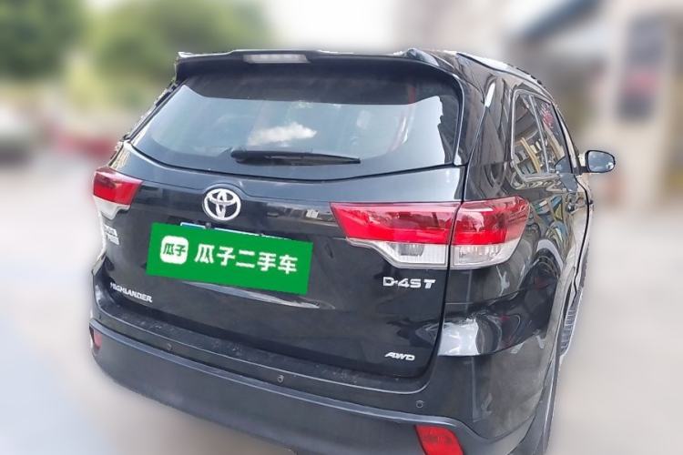 Used Toyota Highlander 2018 2.0T Four-Wheel Drive Elite Edition 7 Seats China V Standard Rear Right 45 Deg