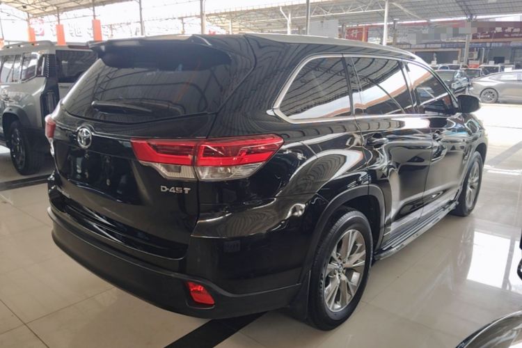 Used Toyota Highlander 2018 2.0T Two-Wheel Drive Elite Version 5 Seats China VI Standard Rear Right 45 Deg