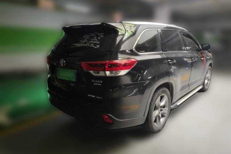 Used Toyota Highlander 2018 2.0T Four-Wheel Drive Prestige Version 7 Seats China V Emission Standard Rear Right 45 Deg