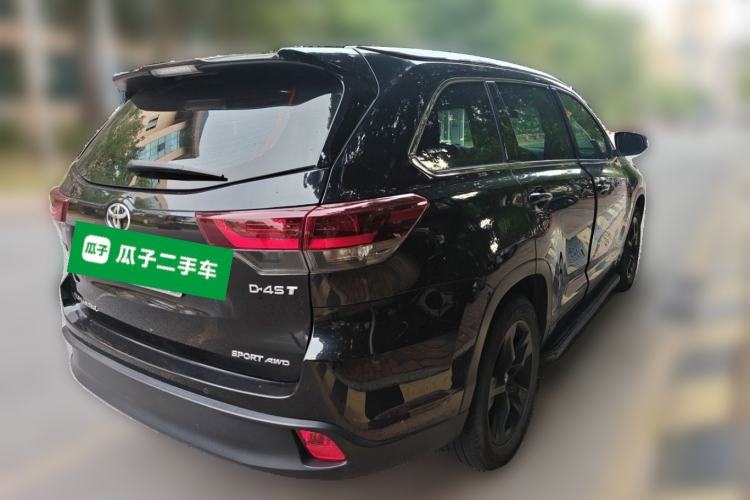 Used Toyota Highlander 2018 2.0T Four-Wheel Drive Knight Edition 7 Seats China VI Standard Rear Right 45 Deg