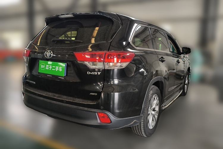 Used Toyota Highlander 2018 2.0T Four-Wheel Drive Elite Edition 7 Seats China VI Standard Rear Right 45 Deg