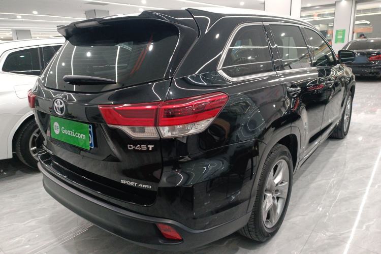 Used Toyota Highlander 2018 2.0T Four-Wheel Drive Luxury Version 7 Seats China VI Standard Rear Right 45 Deg