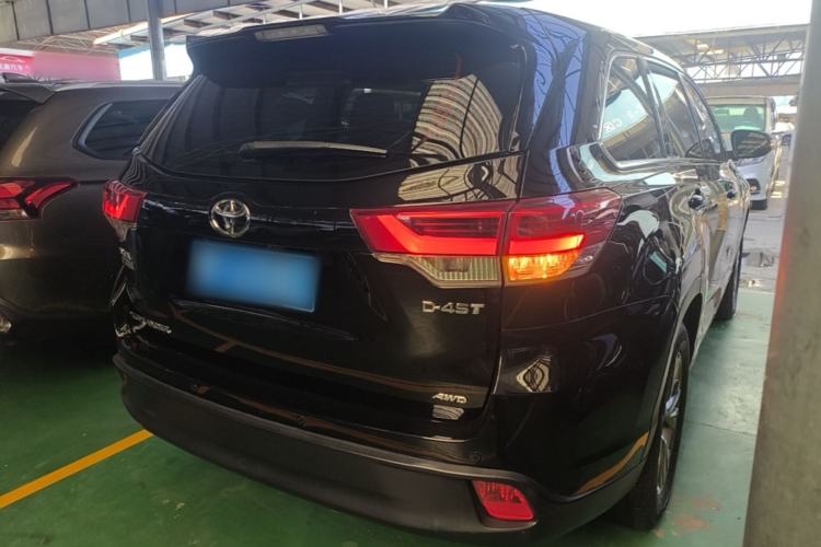 Used Toyota Highlander 2018 2.0T Four-Wheel Drive Elite Edition 7 Seats China VI Standard Rear Right 45 Deg