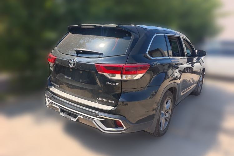 Used Toyota Highlander 2018 2.0T Four-Wheel Drive Supreme Edition 7-Seater China VI Rear Right 45 Deg