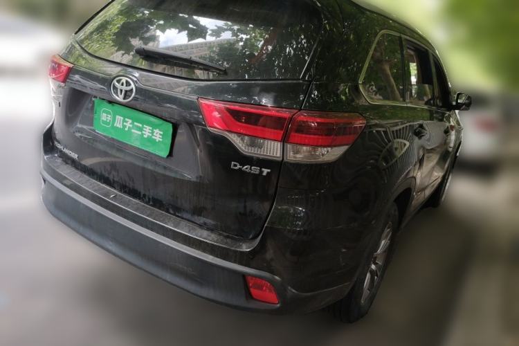 Used Toyota Highlander 2018 2.0T Two-Wheel Drive Elite Version 5 Seats China VI Standard Rear Right 45 Deg