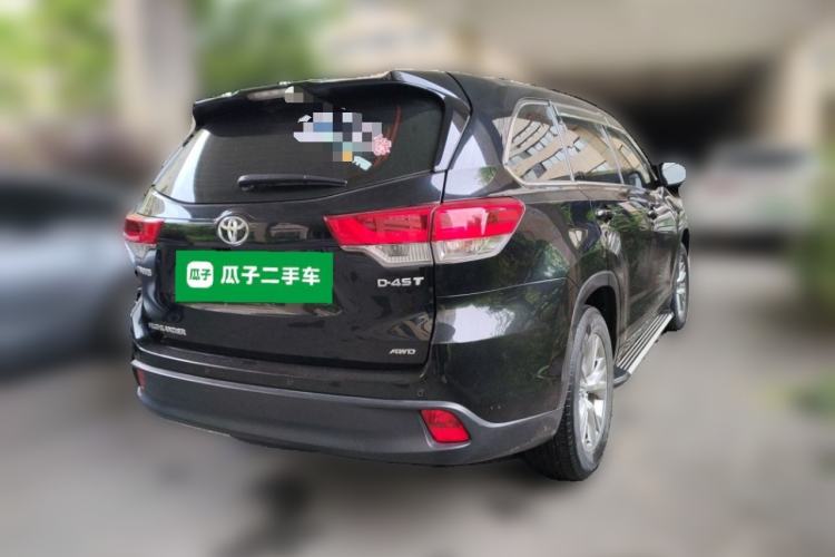 Used Toyota Highlander 2018 2.0T Four-Wheel Drive Elite Edition 7 Seats China VI Standard Rear Right 45 Deg