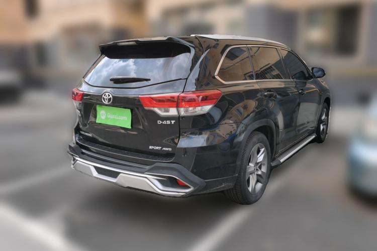 Used Toyota Highlander 2018 2.0T Four-Wheel Drive Luxury Edition 7 Seats China V Emission Standard Rear Right 45 Deg