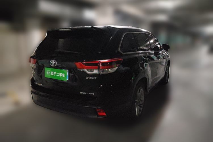 Used Toyota Highlander 2018 2.0T Four-Wheel Drive Prestige Version 7 Seats China VI Standard Rear Right 45 Deg