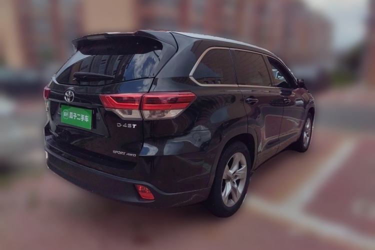 Used Toyota Highlander 2018 2.0T Four-Wheel Drive Prestige Version 7 Seats China VI Standard Rear Right 45 Deg