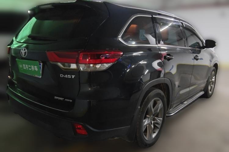 Used Toyota Highlander 2018 2.0T Four-Wheel Drive Luxury Edition 7 Seats China V Emission Standard Rear Right 45 Deg