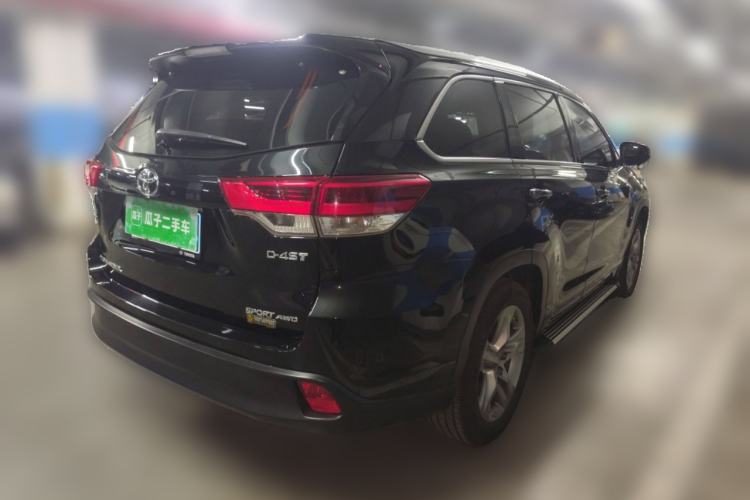 Used Toyota Highlander 2018 2.0T Four-Wheel Drive Prestige Version 7 Seats China V Emission Standard Rear Right 45 Deg