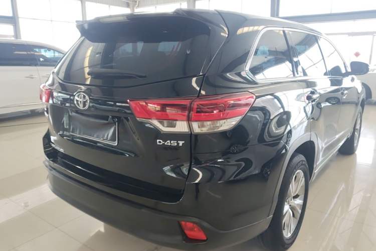 Used Toyota Highlander 2018 2.0T Two-Wheel Drive Elite Version 5 Seats China VI Standard Rear Right 45 Deg