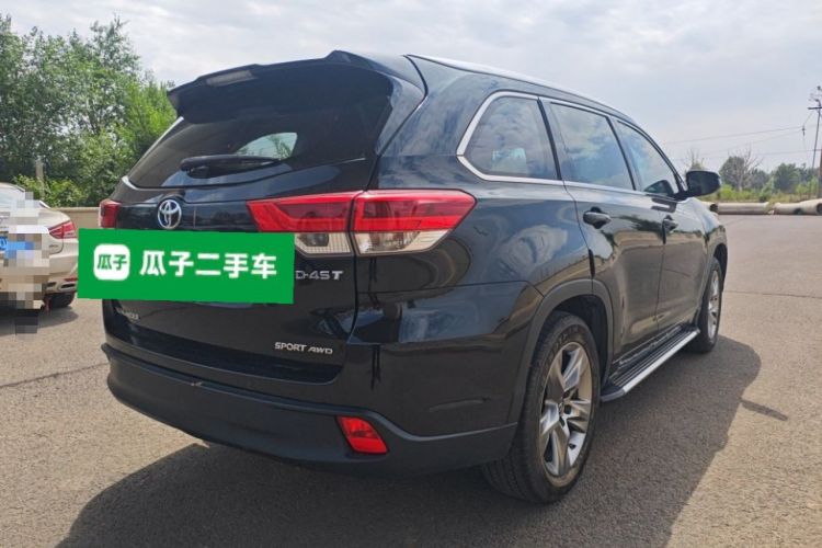 Used Toyota Highlander 2018 2.0T Four-Wheel Drive Luxury Version 7 Seats China VI Standard Rear Right 45 Deg