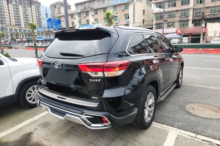 Used Toyota Highlander 2018 2.0T Four-Wheel Drive Elite Edition 7 Seats China VI Standard Rear Right 45 Deg