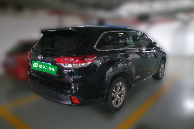 Used Toyota Highlander 2018 2.0T Two-Wheel Drive Elite Version 5 Seats China VI Standard Rear Right 45 Deg