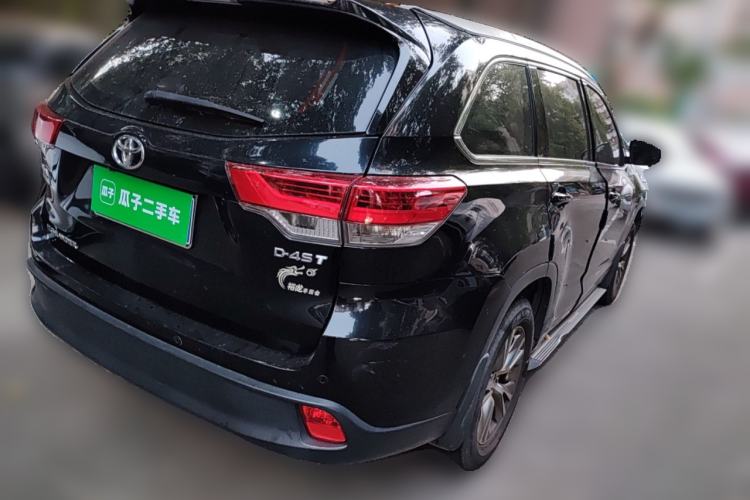 Used Toyota Highlander 2018 2.0T Two-Wheel Drive Elite Version 5 Seats China VI Standard Rear Right 45 Deg
