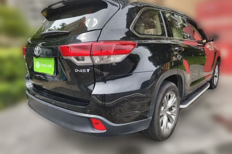 Used Toyota Highlander 2018 2.0T Two-Wheel Drive Elite Edition 5 Seats Emission Standard China V Rear Right 45 Deg