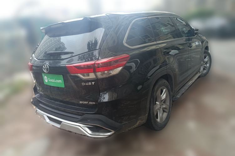 Used Toyota Highlander 2018 2.0T Four-Wheel Drive Luxury Edition 7 Seats China V Emission Standard Rear Right 45 Deg