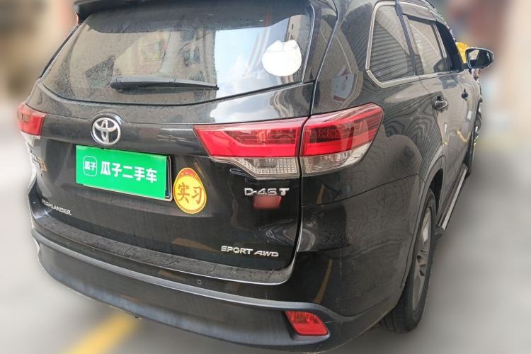 Used Toyota Highlander 2018 2.0T Four-Wheel Drive Luxury Version 7 Seats China VI Standard Rear Right 45 Deg