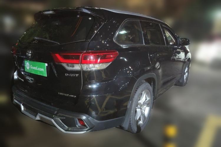 Used Toyota Highlander 2018 2.0T Four-Wheel Drive Ultimate Edition 7-Seater Emission Standard China V Rear Right 45 Deg