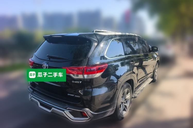 Used Toyota Highlander 2018 2.0T Four-Wheel Drive Prestige Version 7 Seats China VI Standard Rear Right 45 Deg