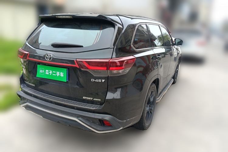 Used Toyota Highlander 2018 2.0T Four-Wheel Drive Knight Edition 7 Seats China VI Standard Rear Right 45 Deg