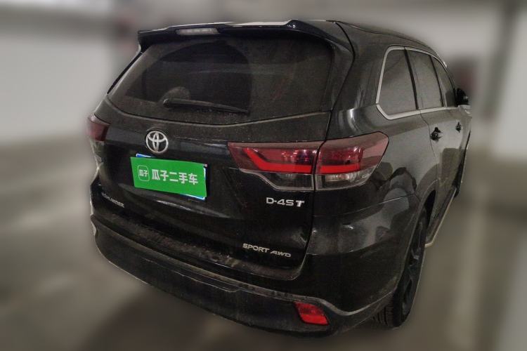 Used Toyota Highlander 2018 2.0T Four-Wheel Drive Knight Edition 7 Seats China VI Standard Rear Right 45 Deg