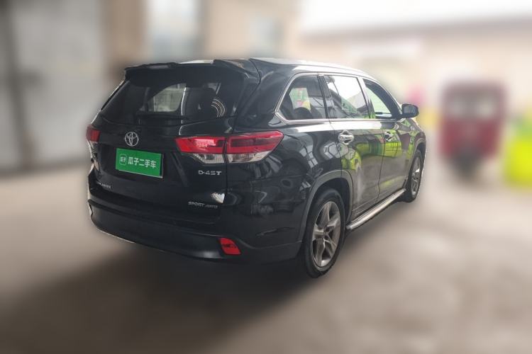 Used Toyota Highlander 2018 2.0T Four-Wheel Drive Luxury Edition 7 Seats China V Emission Standard Rear Right 45 Deg