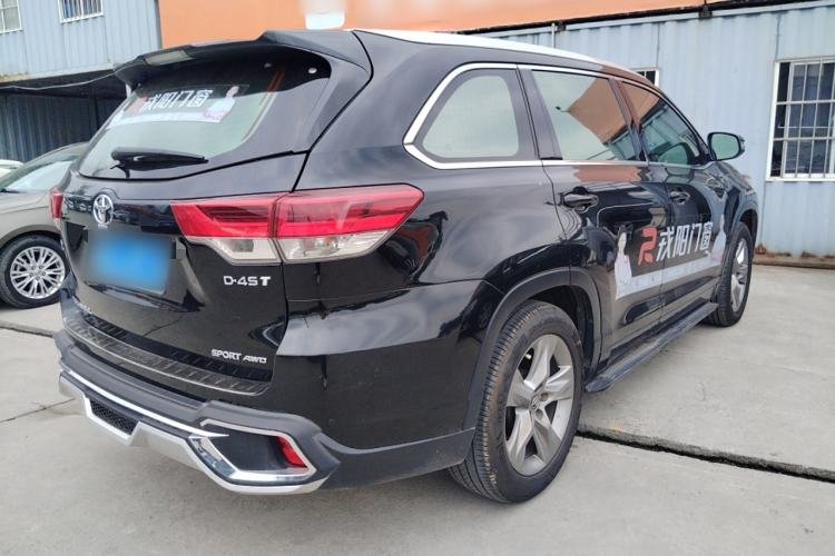 Used Toyota Highlander 2018 2.0T Four-Wheel Drive Prestige Version 7 Seats China VI Standard Rear Right 45 Deg