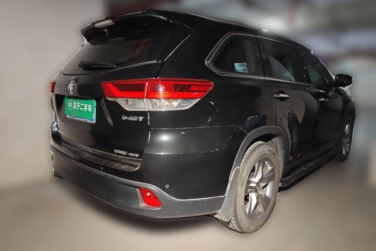 Used Toyota Highlander 2018 2.0T Four-Wheel Drive Luxury Edition 7 Seats China V Emission Standard Rear Right 45 Deg