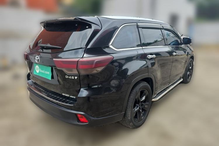 Used Toyota Highlander 2018 2.0T Four-Wheel Drive Prestige Version 7 Seats China VI Standard Rear Right 45 Deg