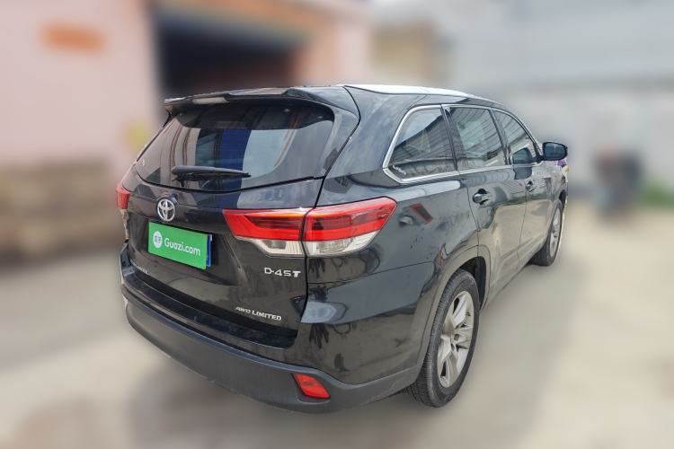 Used Toyota Highlander 2018 2.0T Four-Wheel Drive Ultimate Edition 7-Seater Emission Standard China V Rear Right 45 Deg