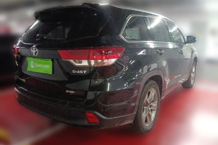Used Toyota Highlander 2018 2.0T Four-Wheel Drive Prestige Version 7 Seats China V Emission Standard Rear Right 45 Deg