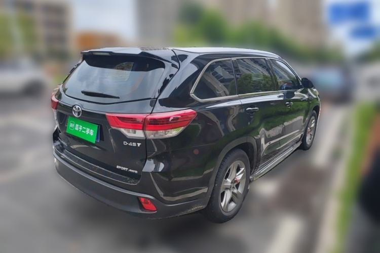 Used Toyota Highlander 2018 2.0T Four-Wheel Drive Luxury Version 7 Seats China VI Standard Rear Right 45 Deg
