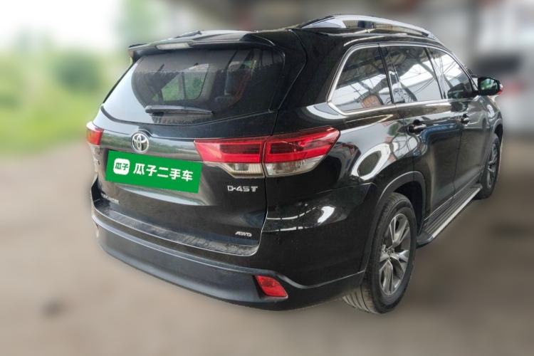 Used Toyota Highlander 2018 2.0T Four-Wheel Drive Elite Edition 7 Seats China VI Standard Rear Right 45 Deg