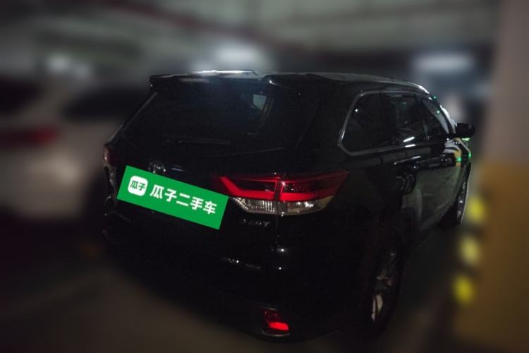 Used Toyota Highlander 2018 2.0T Four-Wheel Drive Prestige Version 7 Seats China V Emission Standard Rear Right 45 Deg