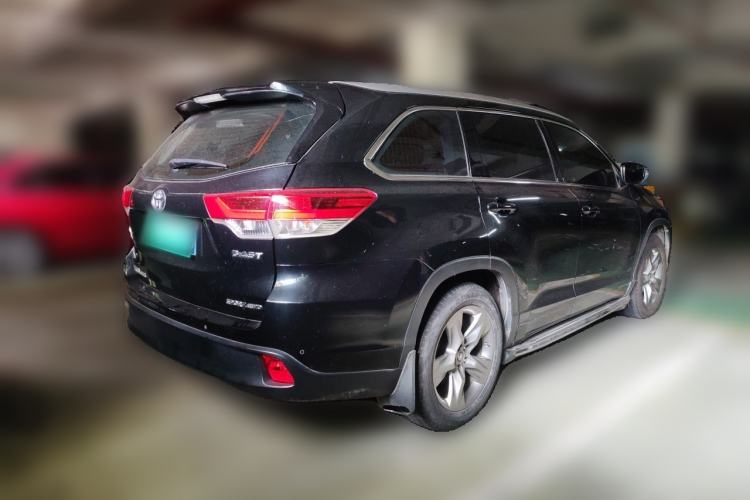 Used Toyota Highlander 2018 2.0T Four-Wheel Drive Luxury Edition 7 Seats China V Emission Standard Rear Right 45 Deg