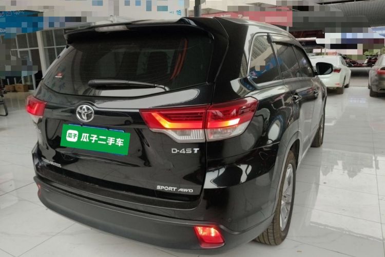 Used Toyota Highlander 2018 2.0T Four-Wheel Drive Luxury Version 7 Seats China VI Standard Rear Right 45 Deg
