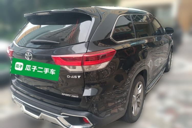 Used Toyota Highlander 2018 2.0T Four-Wheel Drive Luxury Version 7 Seats China VI Standard Rear Right 45 Deg