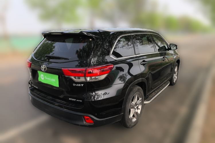 Used Toyota Highlander 2018 2.0T Four-Wheel Drive Prestige Version 7 Seats China VI Standard Rear Right 45 Deg