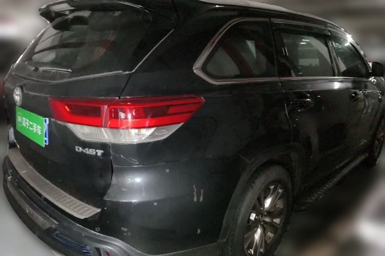 Used Toyota Highlander 2018 2.0T Two-Wheel Drive Elite Edition 5 Seats Emission Standard China V Rear Right 45 Deg