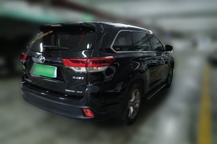 Used Toyota Highlander 2018 2.0T Four-Wheel Drive Prestige Version 7 Seats China V Emission Standard Rear Right 45 Deg