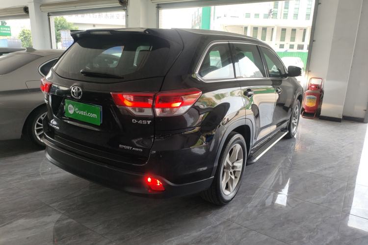 Used Toyota Highlander 2018 2.0T Four-Wheel Drive Luxury Version 7 Seats China VI Standard Rear Right 45 Deg