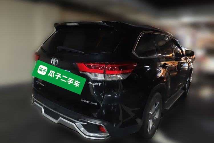 Used Toyota Highlander 2018 2.0T Four-Wheel Drive Prestige Version 7 Seats China VI Standard Rear Right 45 Deg