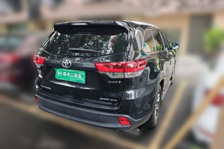 Used Toyota Highlander 2018 2.0T Four-Wheel Drive Luxury Edition 7 Seats China V Emission Standard Rear Right 45 Deg
